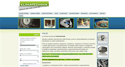 Desktop Screenshot of klimatechnik.sk